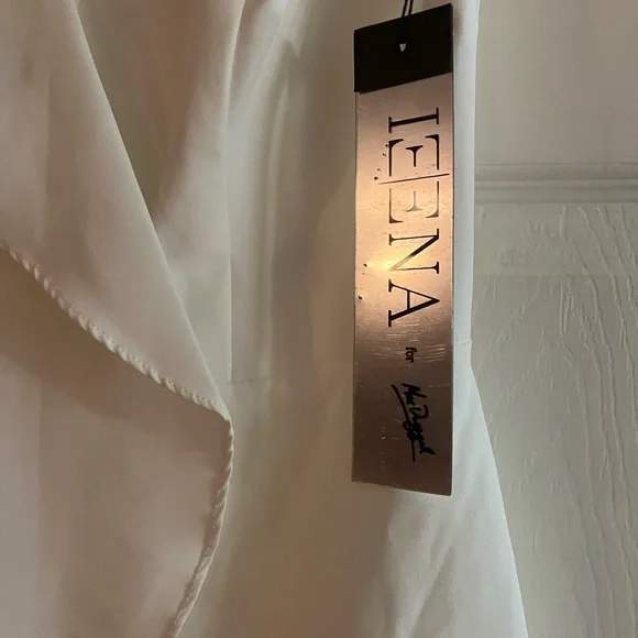 Mac Duggal/ IEENA #70161 NWT Asymmetrical Ruffle Cocktail Mini Dress Size 2 - Picture 4 of 9